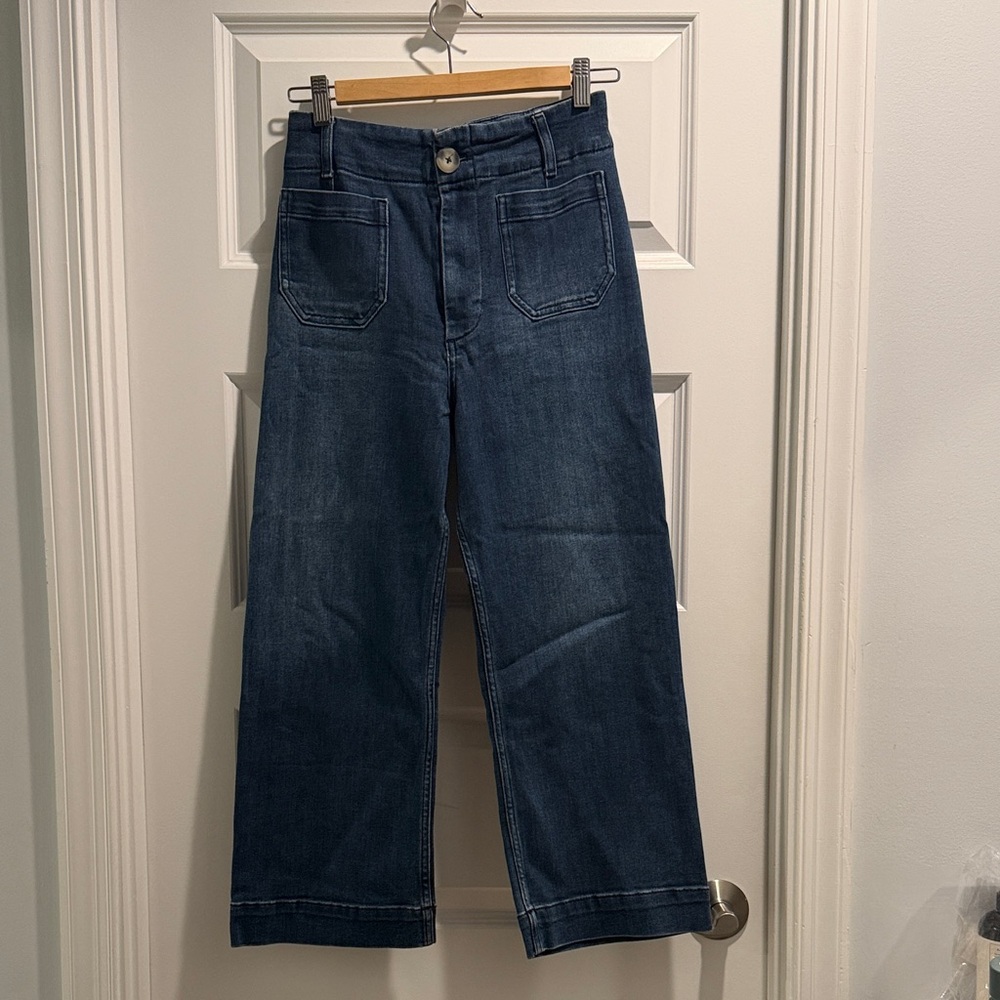 Anthropologie Pilcro Colette Wide Leg Crop